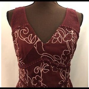 Anthropologie Moulinette Soeurs Lace Column Dress